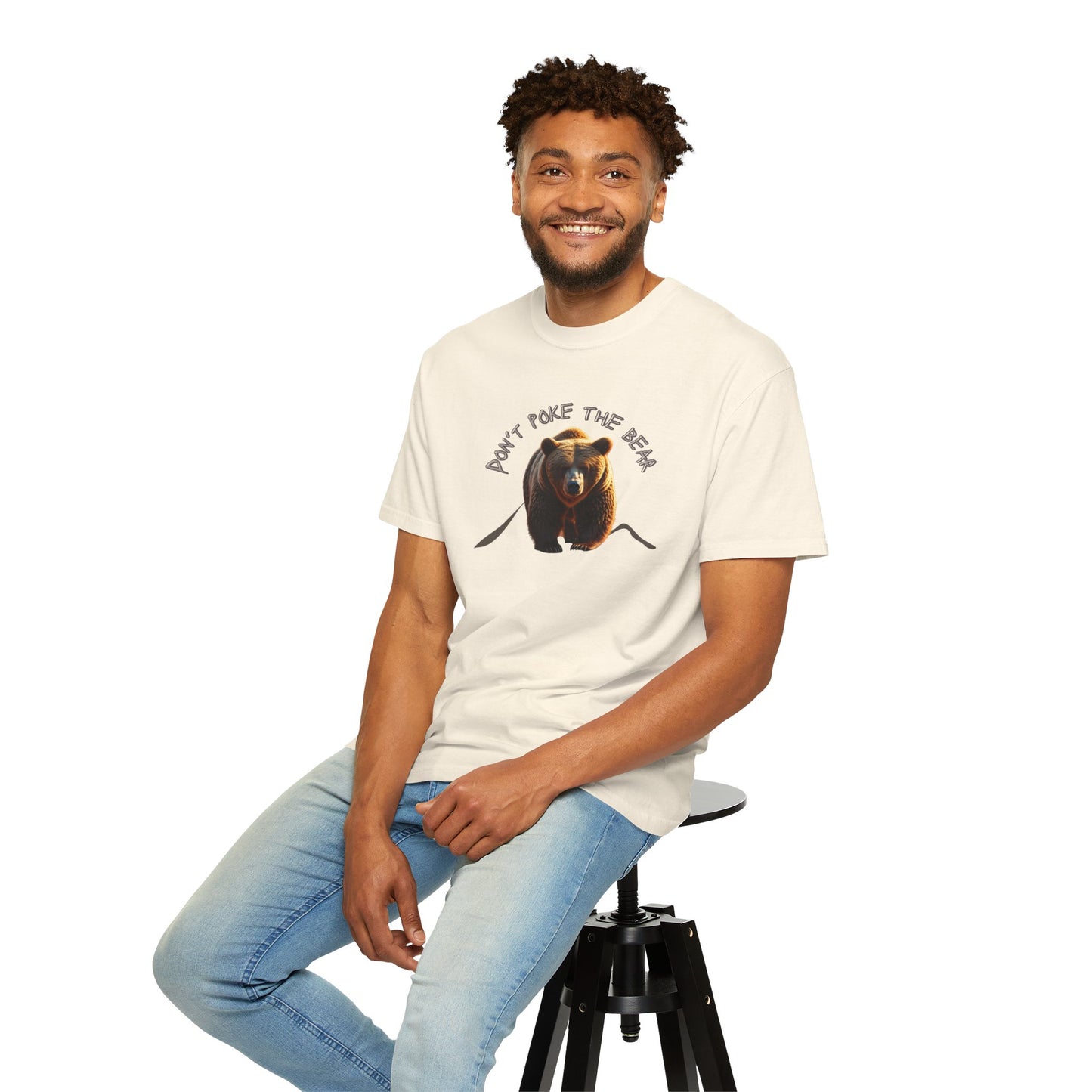 Don't Poke the Bear Unisex T-Shirt | Funny Graphic Tee for Nature Lovers, Ideal Gift for Animal Lovers, Summer Style, Casual Wear