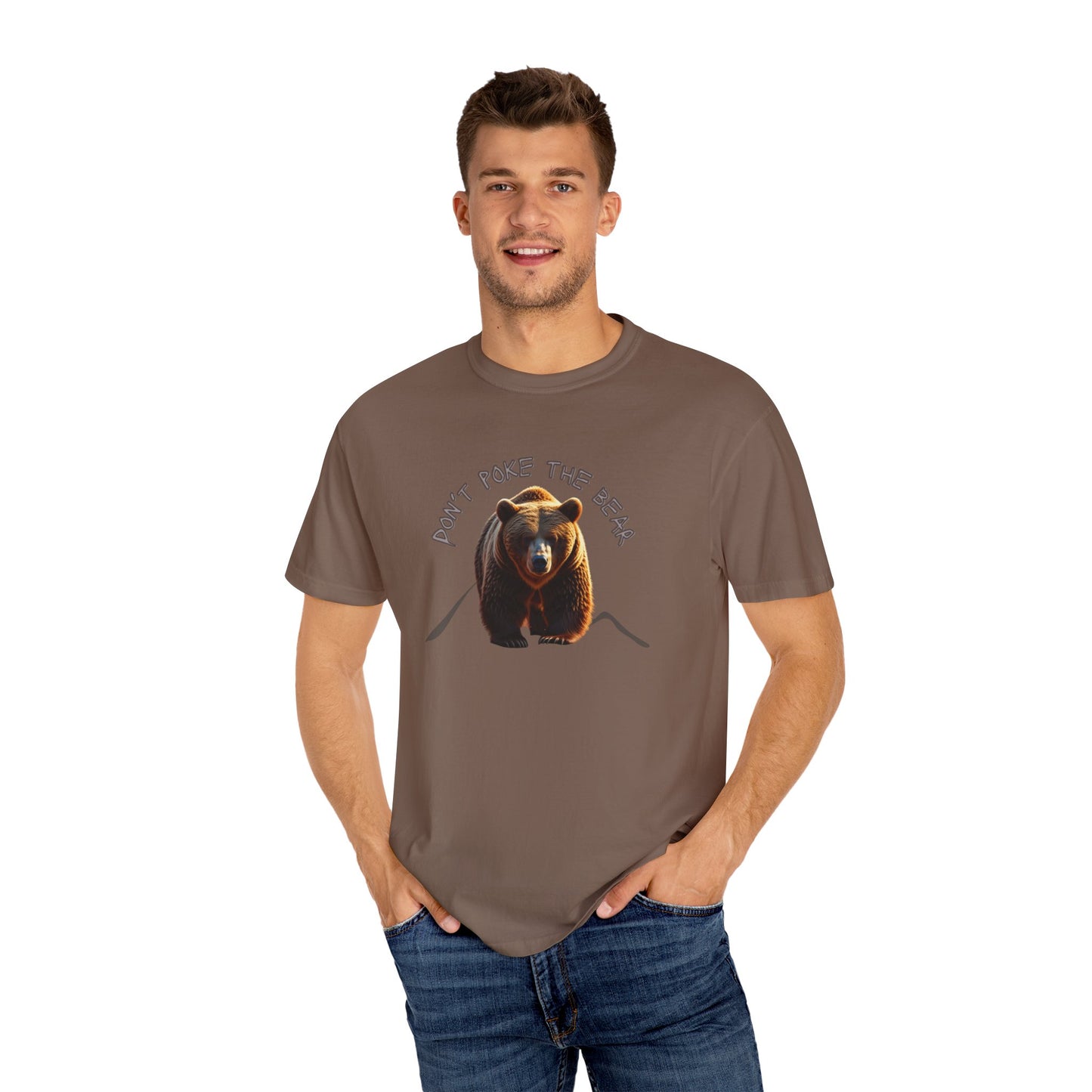 Don't Poke the Bear Unisex T-Shirt | Funny Graphic Tee for Nature Lovers, Ideal Gift for Animal Lovers, Summer Style, Casual Wear