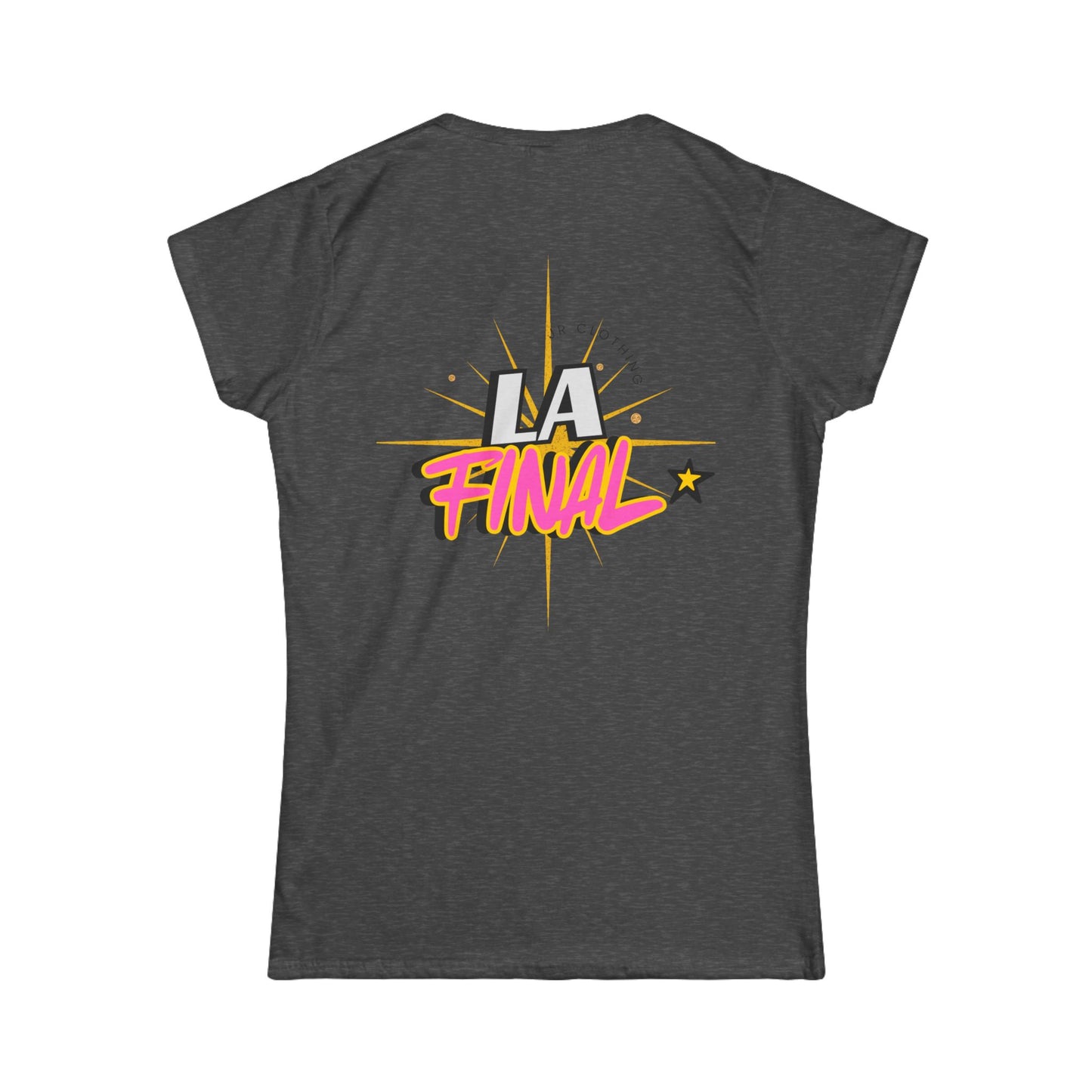 Women's Softstyle Tee, Casual Wear, Graphic Shirt, Perfect Gift for Sports Lovers, Birthday Gift, Summer Fashion