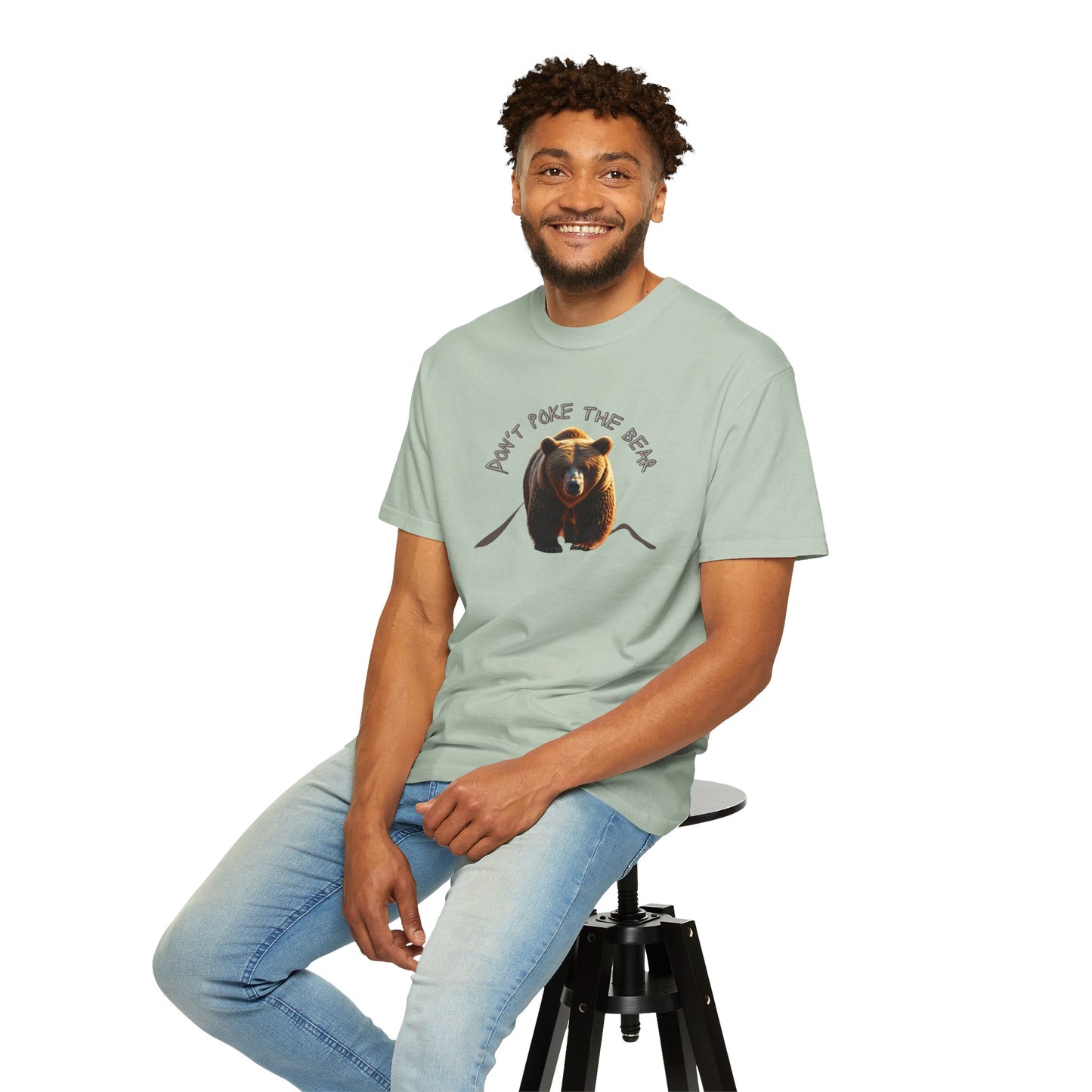 Don't Poke the Bear Unisex T-Shirt | Funny Graphic Tee for Nature Lovers, Ideal Gift for Animal Lovers, Summer Style, Casual Wear