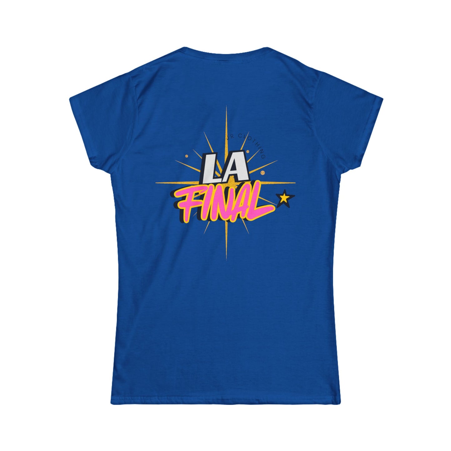 Women's Softstyle Tee, Casual Wear, Graphic Shirt, Perfect Gift for Sports Lovers, Birthday Gift, Summer Fashion