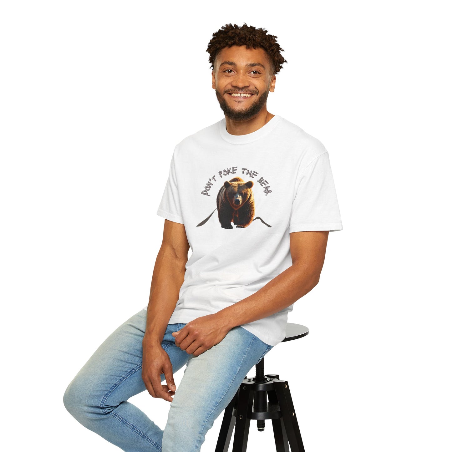Don't Poke the Bear Unisex T-Shirt | Funny Graphic Tee for Nature Lovers, Ideal Gift for Animal Lovers, Summer Style, Casual Wear