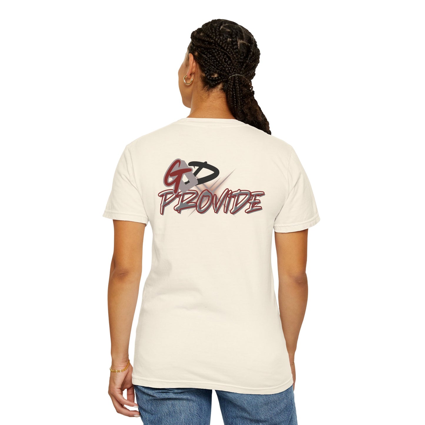 Garment-Dyed T-Shirt with Bold Graphics, Casual Wear, Streetwear Style, Perfect Gift for Birthdays, Summer Events, Everyday Comfort