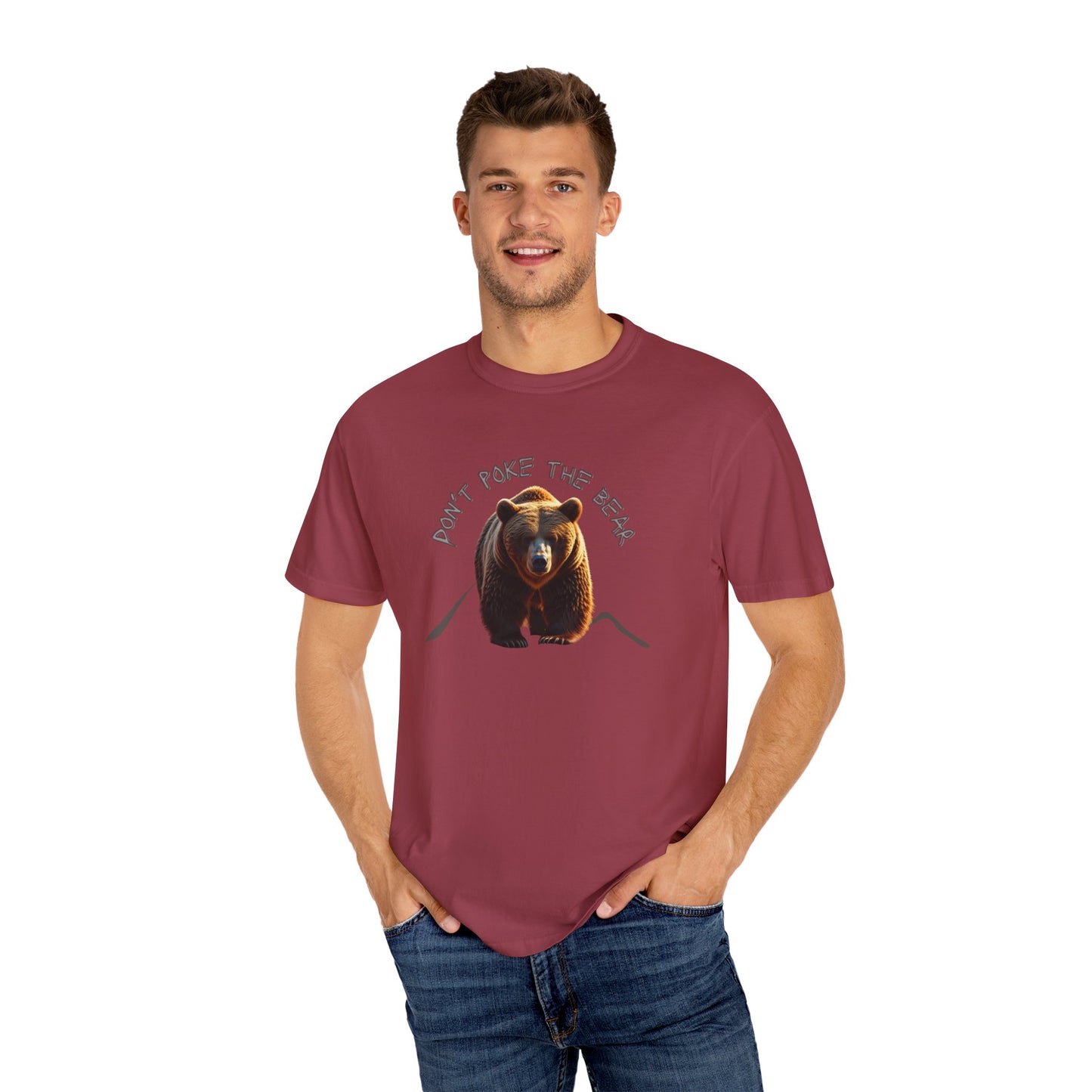 Don't Poke the Bear Unisex T-Shirt | Funny Graphic Tee for Nature Lovers, Ideal Gift for Animal Lovers, Summer Style, Casual Wear