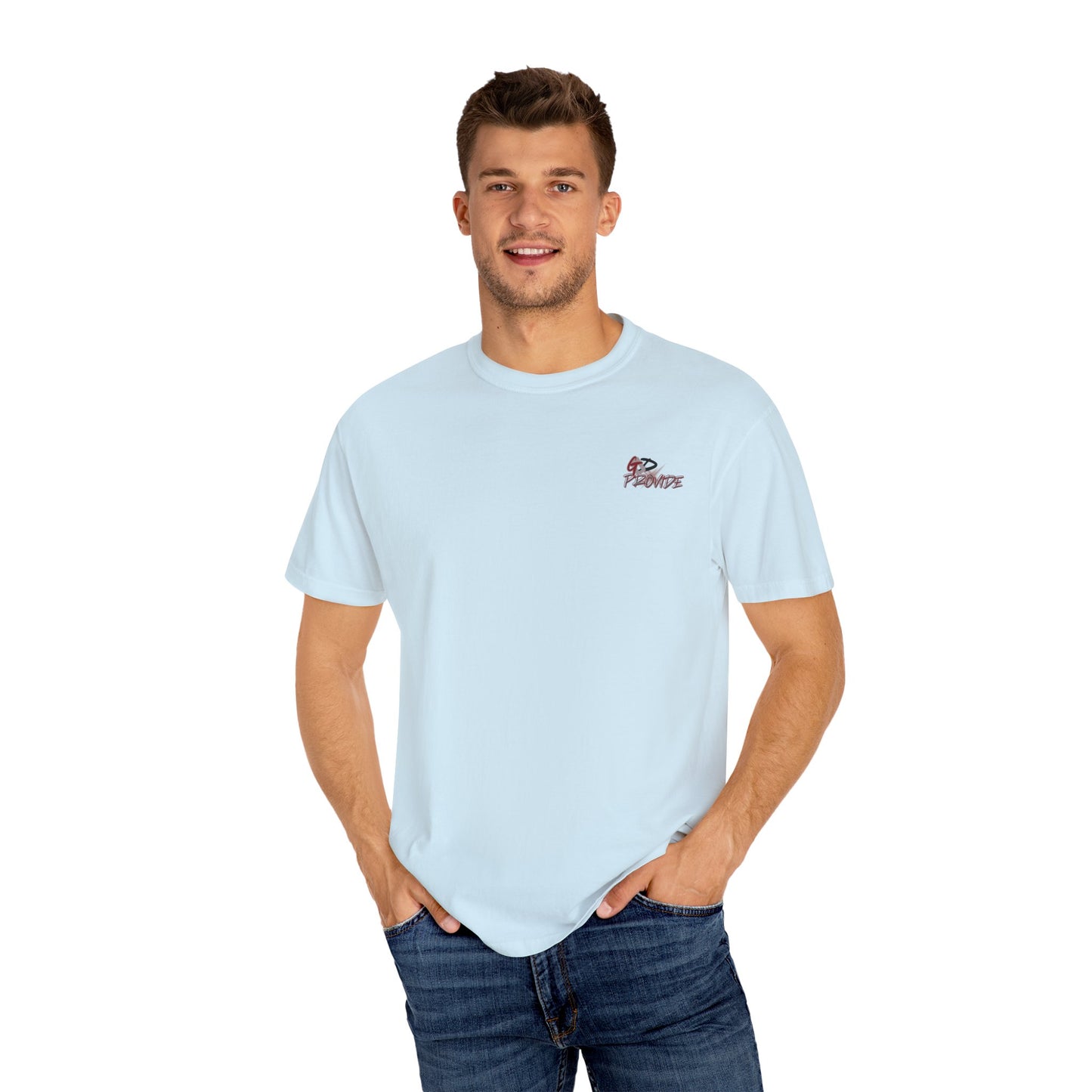 Garment-Dyed T-Shirt with Bold Graphics, Casual Wear, Streetwear Style, Perfect Gift for Birthdays, Summer Events, Everyday Comfort