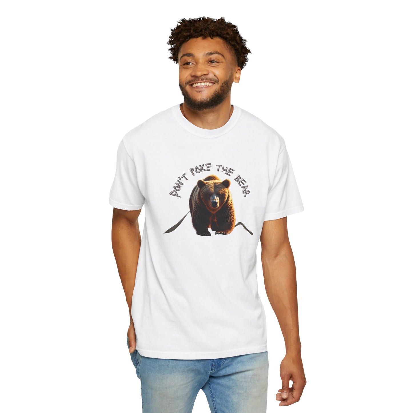 Don't Poke the Bear Unisex T-Shirt | Funny Graphic Tee for Nature Lovers, Ideal Gift for Animal Lovers, Summer Style, Casual Wear
