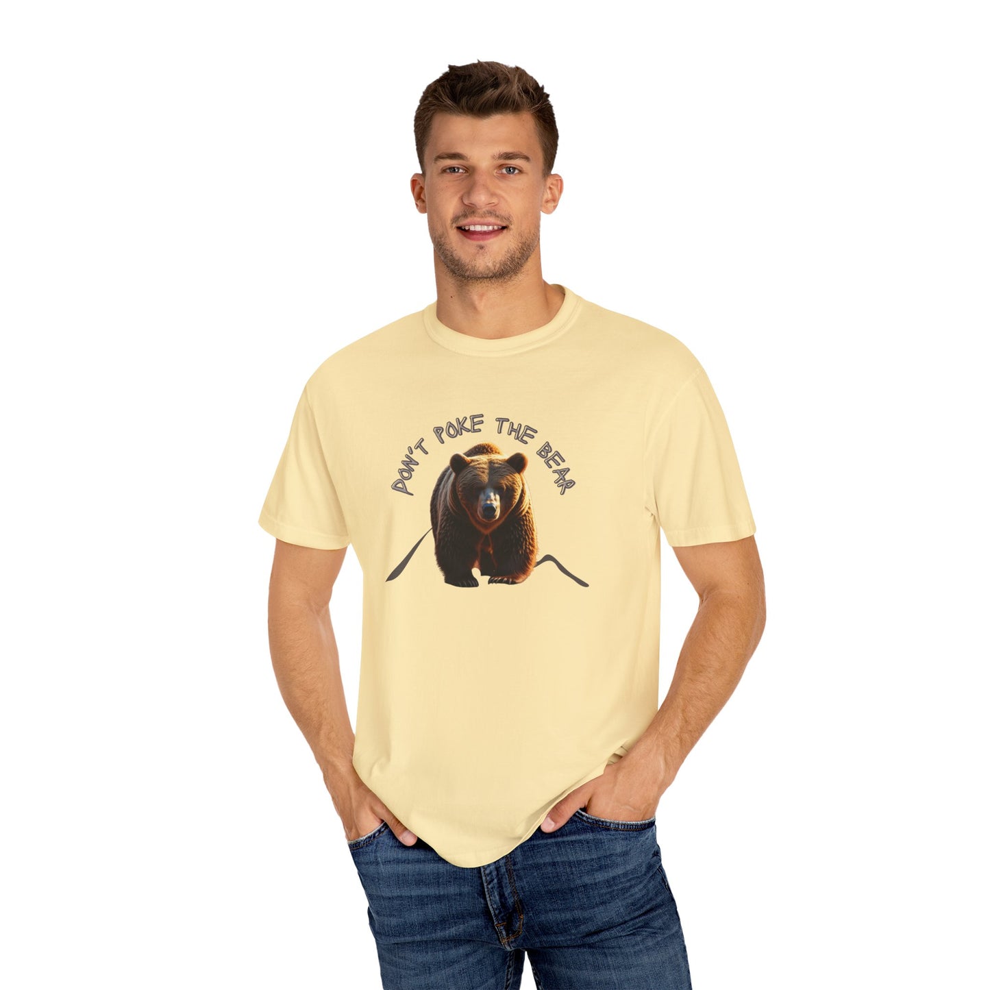 Don't Poke the Bear Unisex T-Shirt | Funny Graphic Tee for Nature Lovers, Ideal Gift for Animal Lovers, Summer Style, Casual Wear