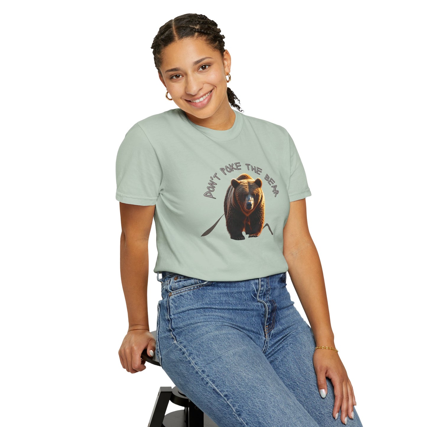 Don't Poke the Bear Unisex T-Shirt | Funny Graphic Tee for Nature Lovers, Ideal Gift for Animal Lovers, Summer Style, Casual Wear