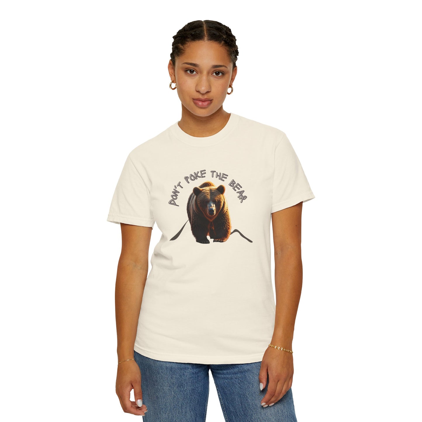 Don't Poke the Bear Unisex T-Shirt | Funny Graphic Tee for Nature Lovers, Ideal Gift for Animal Lovers, Summer Style, Casual Wear