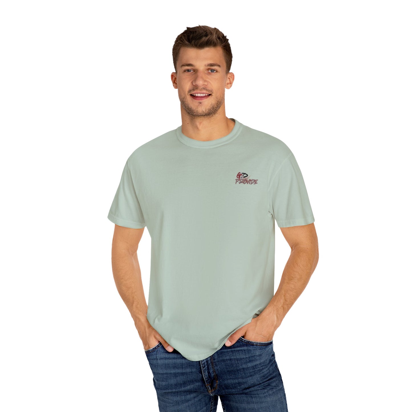 Garment-Dyed T-Shirt with Bold Graphics, Casual Wear, Streetwear Style, Perfect Gift for Birthdays, Summer Events, Everyday Comfort