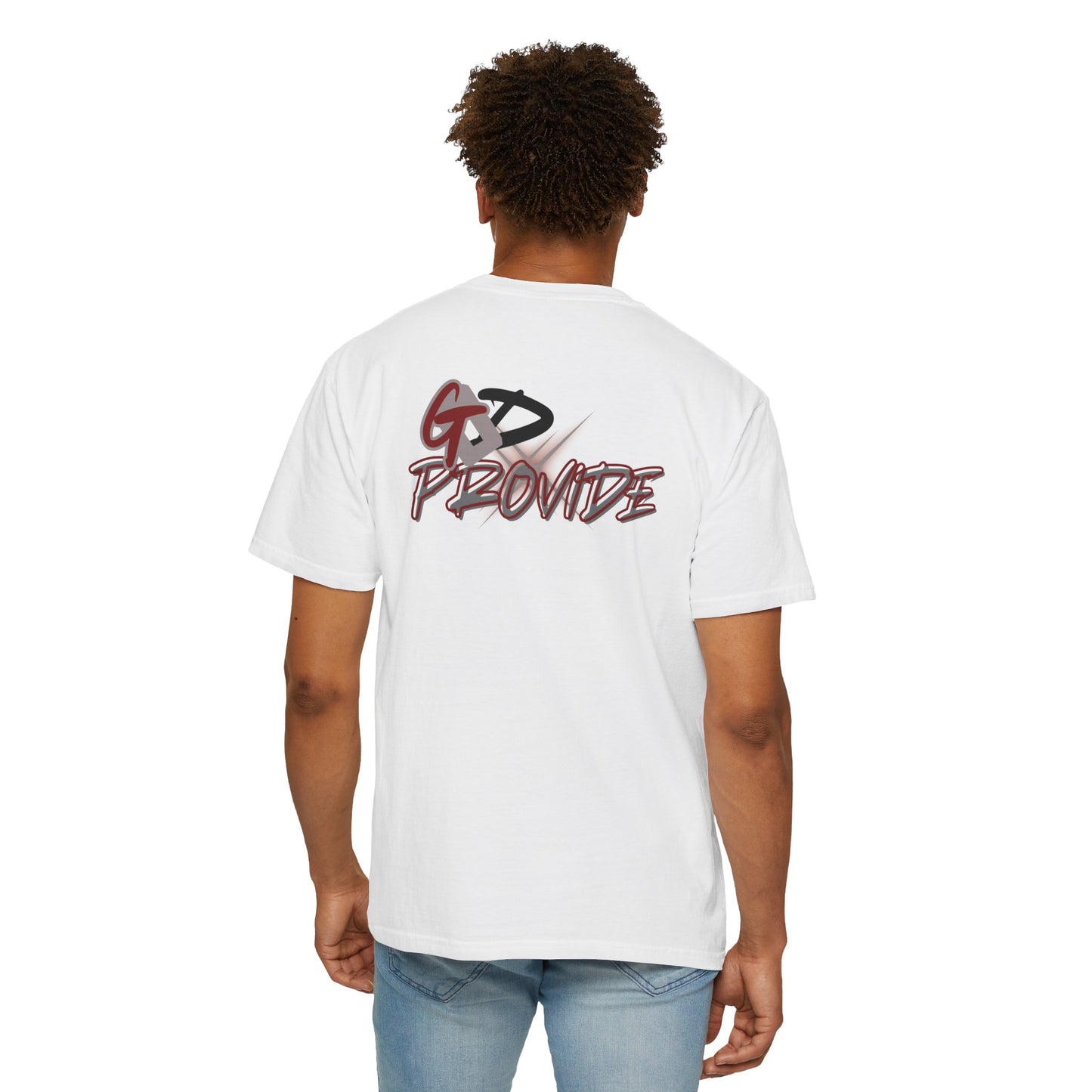 Garment-Dyed T-Shirt with Bold Graphics, Casual Wear, Streetwear Style, Perfect Gift for Birthdays, Summer Events, Everyday Comfort