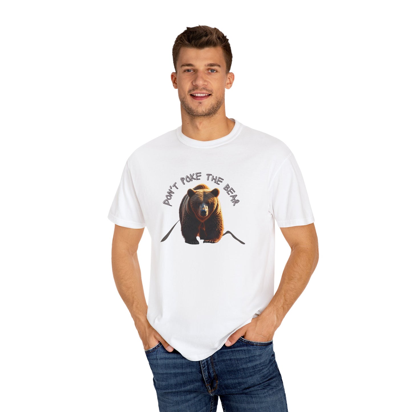 Don't Poke the Bear Unisex T-Shirt | Funny Graphic Tee for Nature Lovers, Ideal Gift for Animal Lovers, Summer Style, Casual Wear