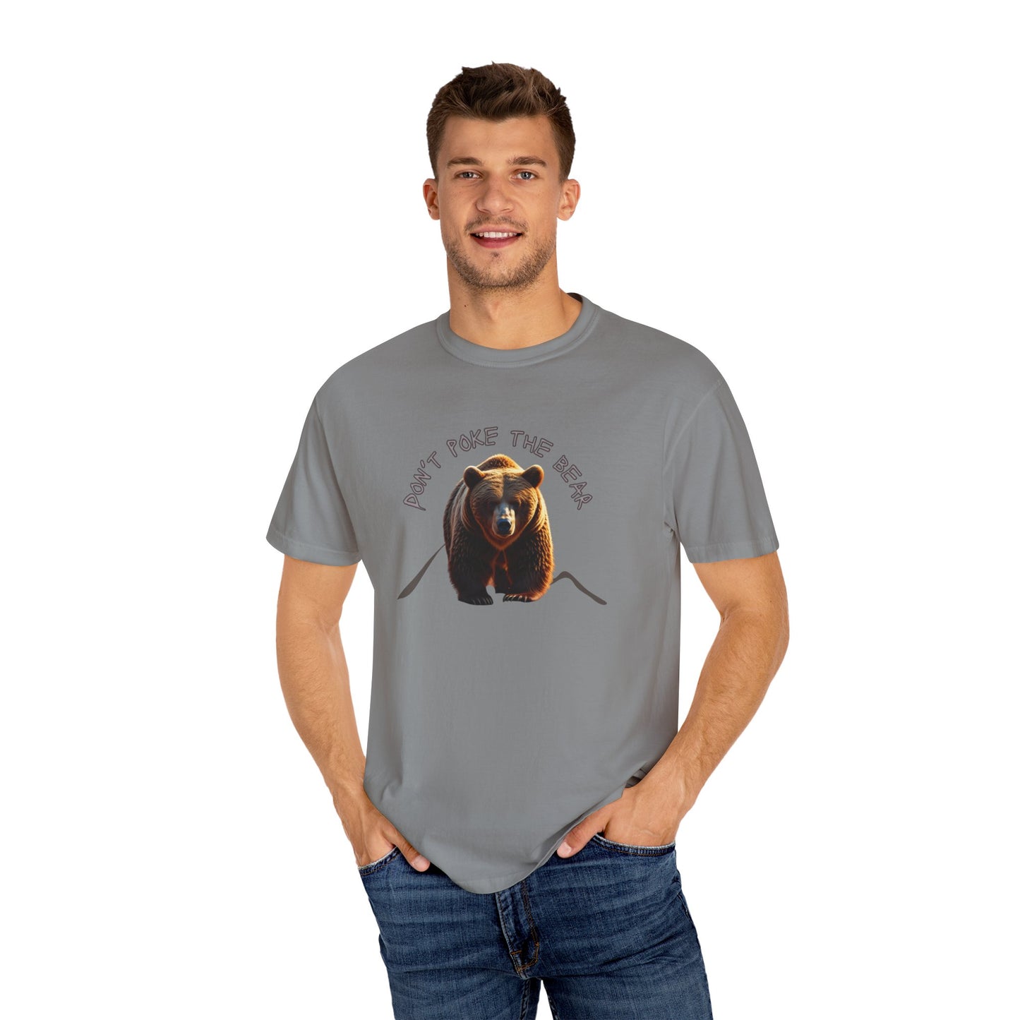 Don't Poke the Bear Unisex T-Shirt | Funny Graphic Tee for Nature Lovers, Ideal Gift for Animal Lovers, Summer Style, Casual Wear