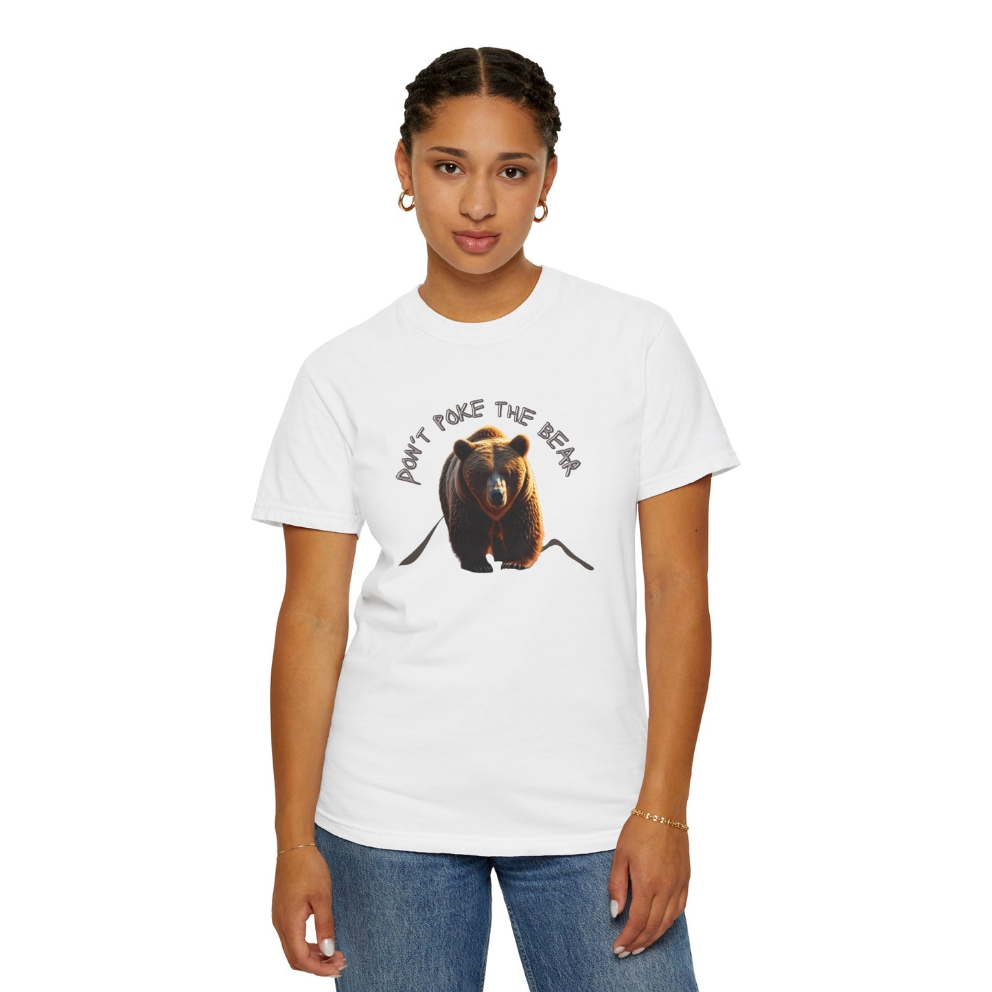 Don't Poke the Bear Unisex T-Shirt | Funny Graphic Tee for Nature Lovers, Ideal Gift for Animal Lovers, Summer Style, Casual Wear