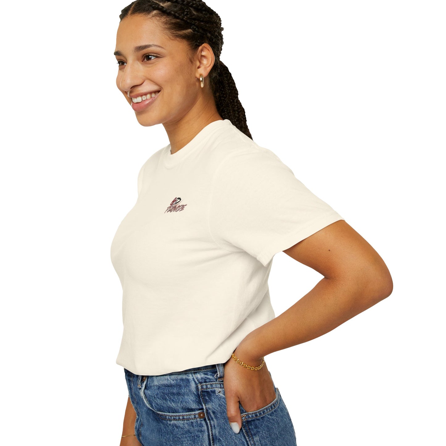 Garment-Dyed T-Shirt with Bold Graphics, Casual Wear, Streetwear Style, Perfect Gift for Birthdays, Summer Events, Everyday Comfort
