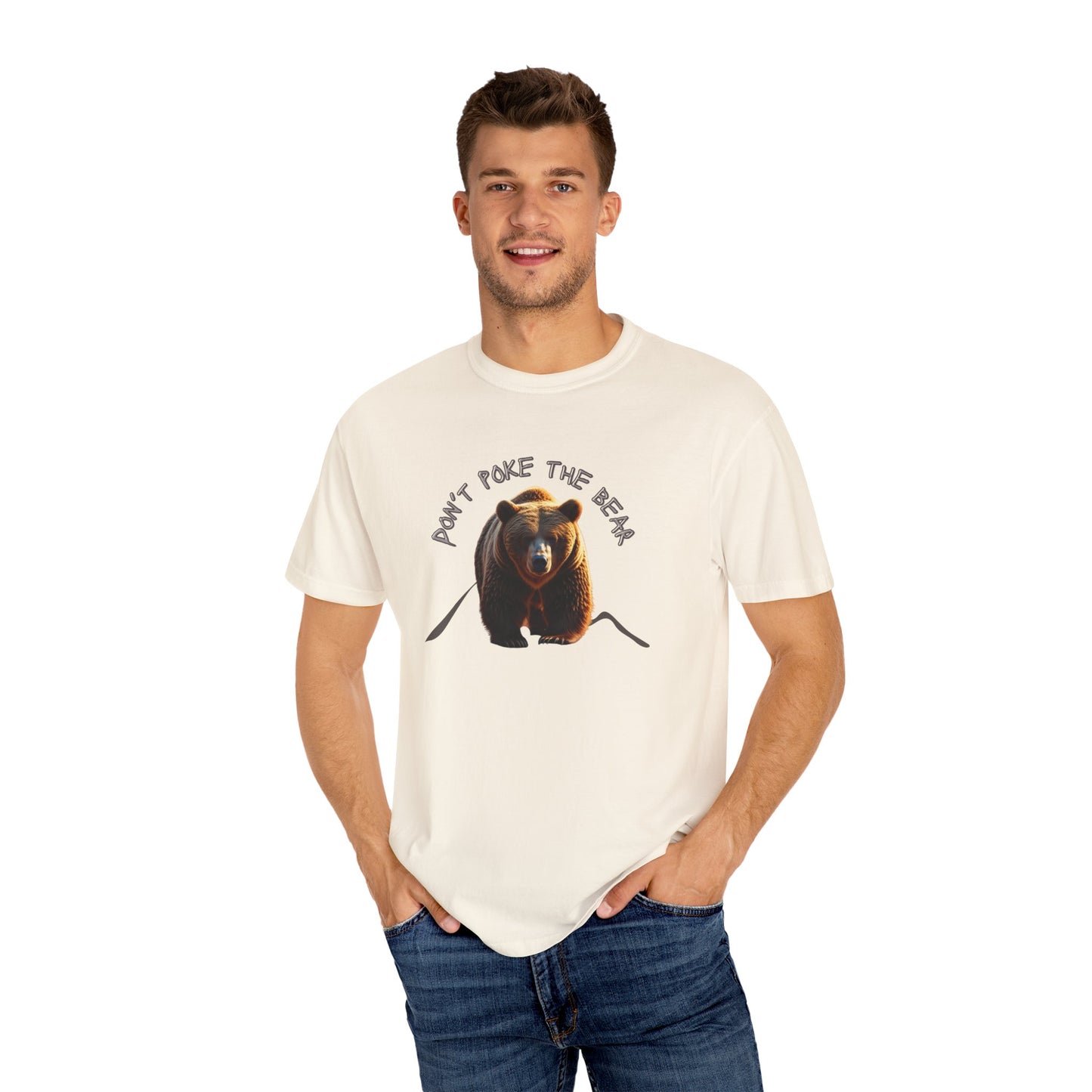 Don't Poke the Bear Unisex T-Shirt | Funny Graphic Tee for Nature Lovers, Ideal Gift for Animal Lovers, Summer Style, Casual Wear