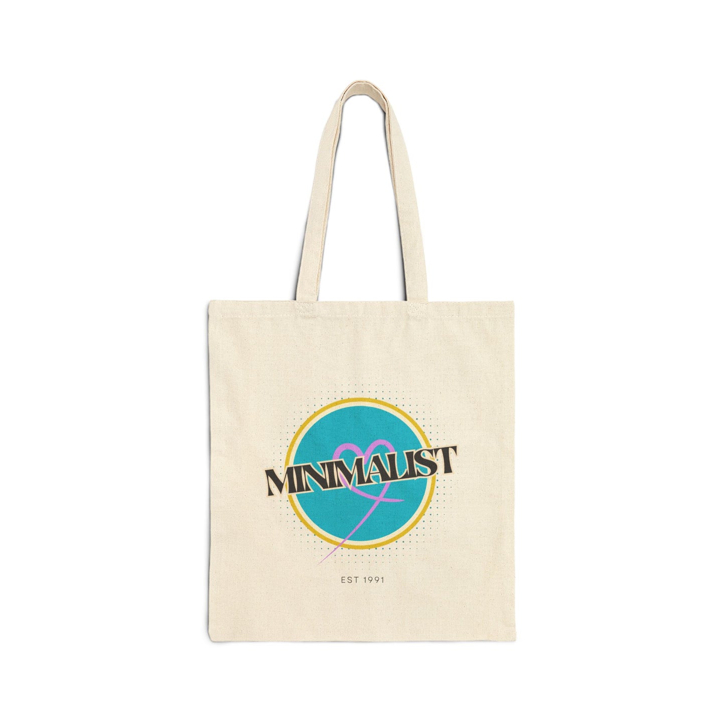 Minimalist Cotton Canvas Tote Bag | Eco-Friendly Shopping Bag | Gift Bag for Her | Stylish Reusable Grocery Bag | Cute Beach Tote