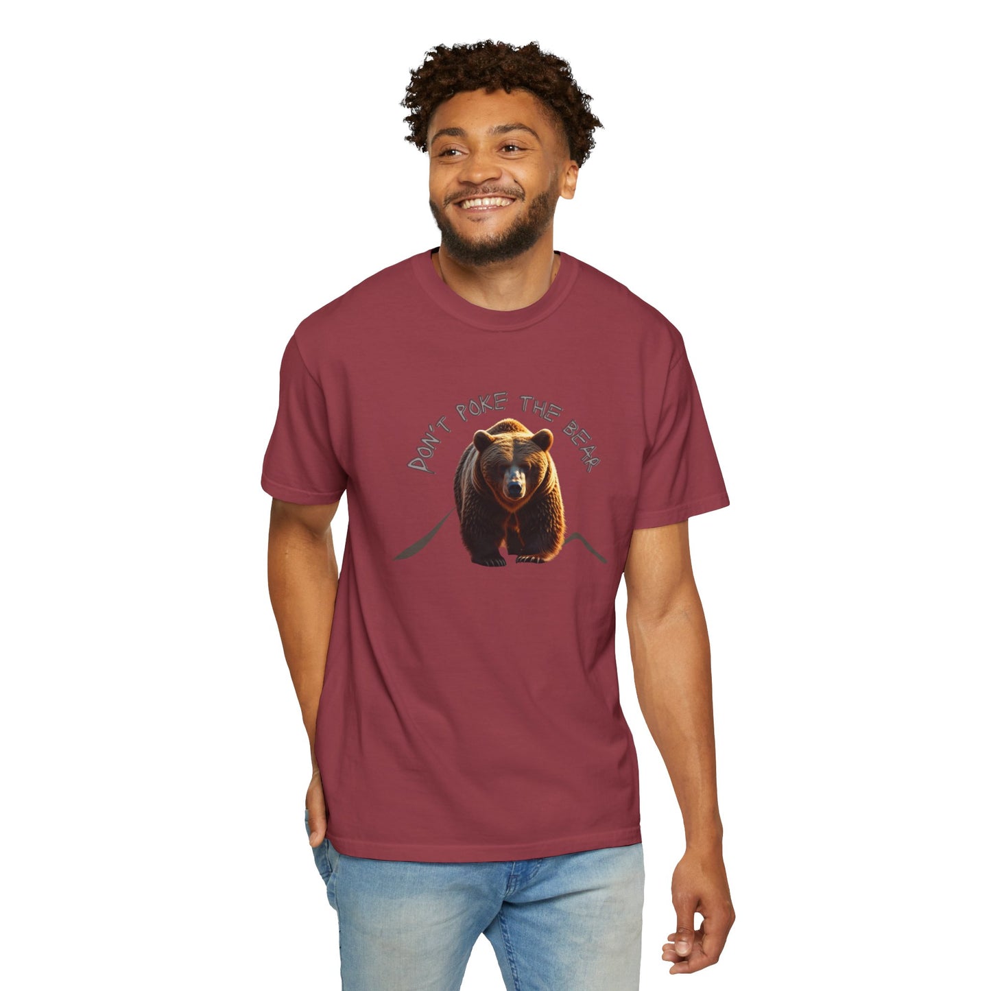 Don't Poke the Bear Unisex T-Shirt | Funny Graphic Tee for Nature Lovers, Ideal Gift for Animal Lovers, Summer Style, Casual Wear