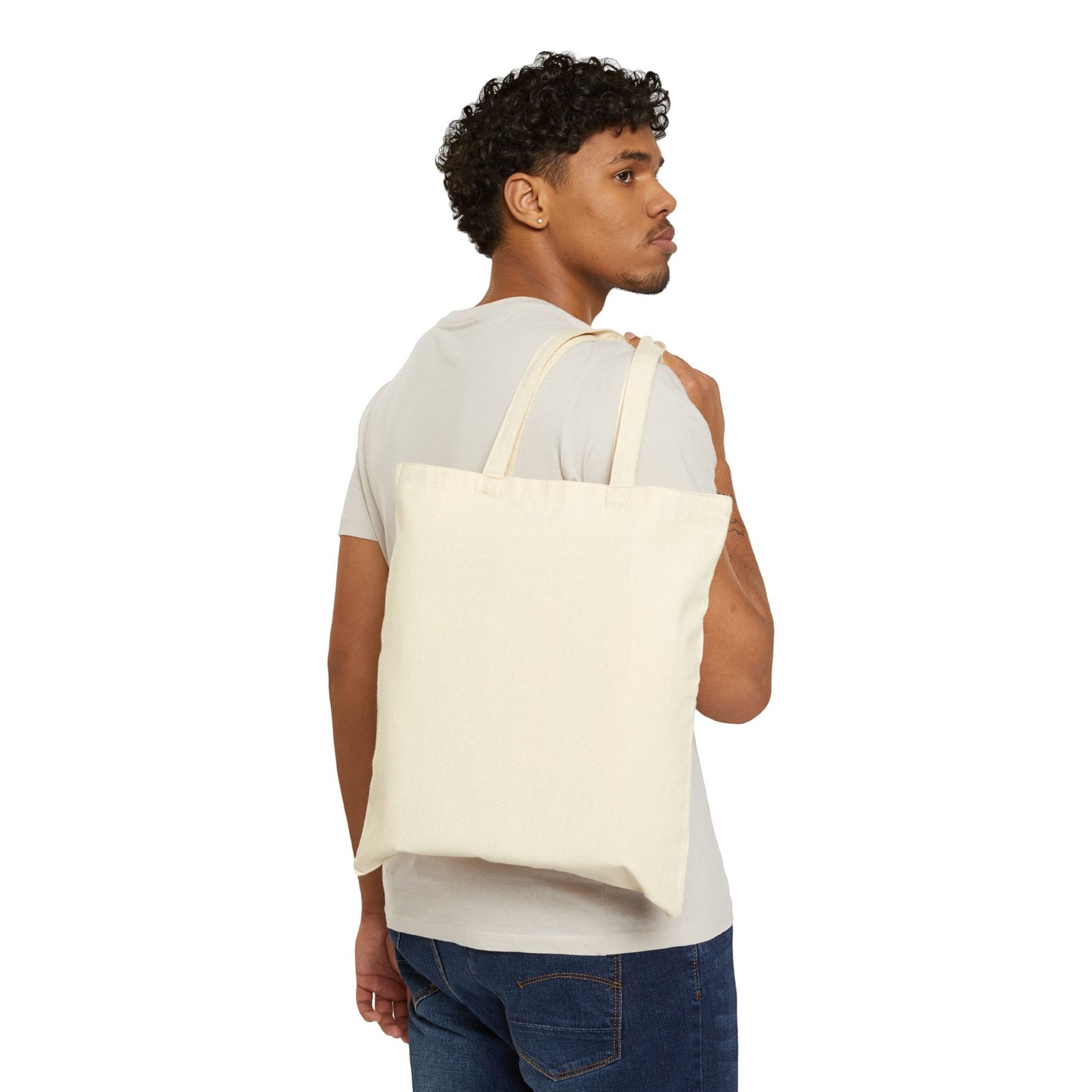 Minimalist Cotton Canvas Tote Bag | Eco-Friendly Shopping Bag | Gift Bag for Her | Stylish Reusable Grocery Bag | Cute Beach Tote