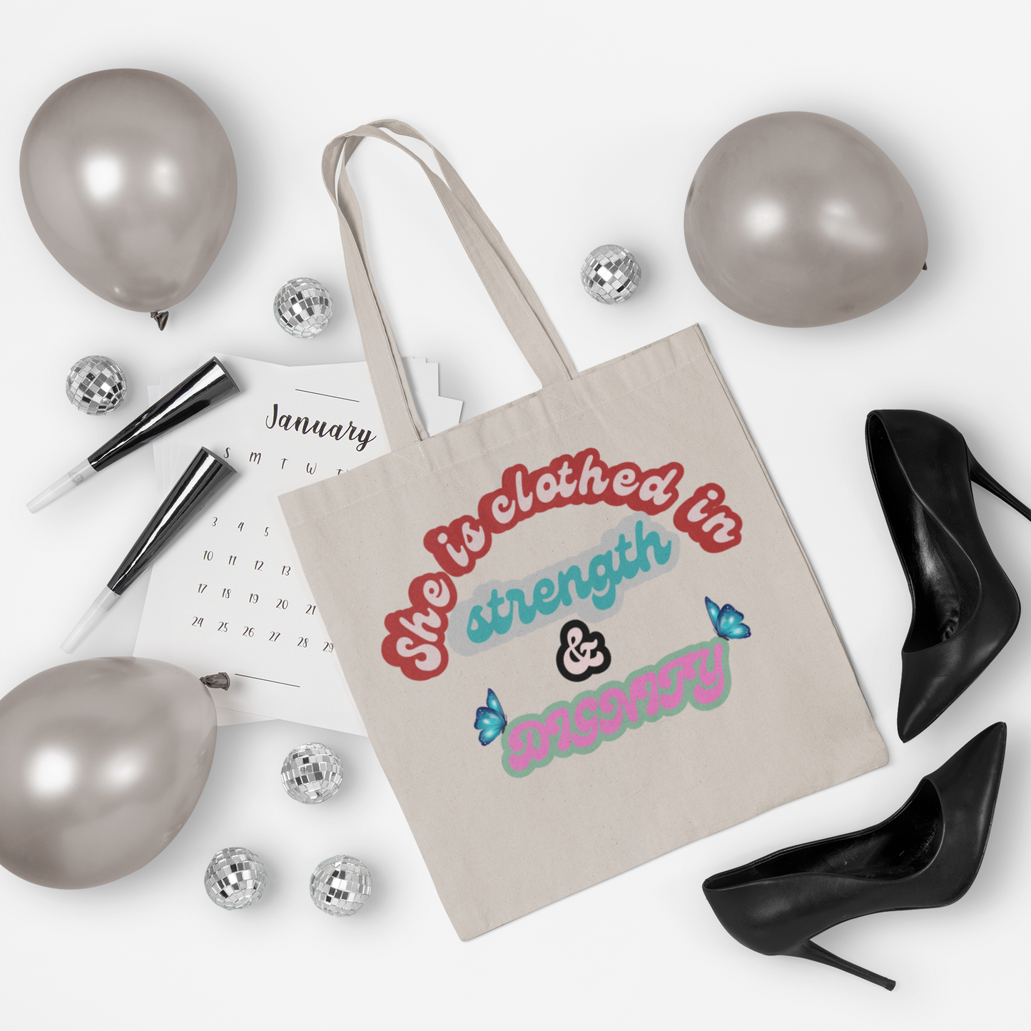 Empowering Quote Tote Bag - Eco-Friendly, Reusable Shopping Bag, Gift for Her, Stylish Canvas Bag, Motivational Bag